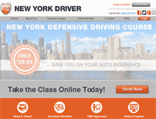 Tablet Screenshot of newyorkdriver.com